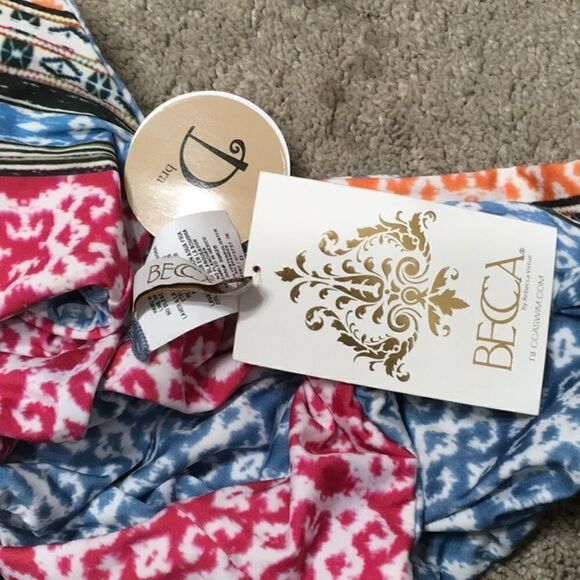 BECCA reversible bikini. M- bottom/L- top   NWT - Picture 12 of 12